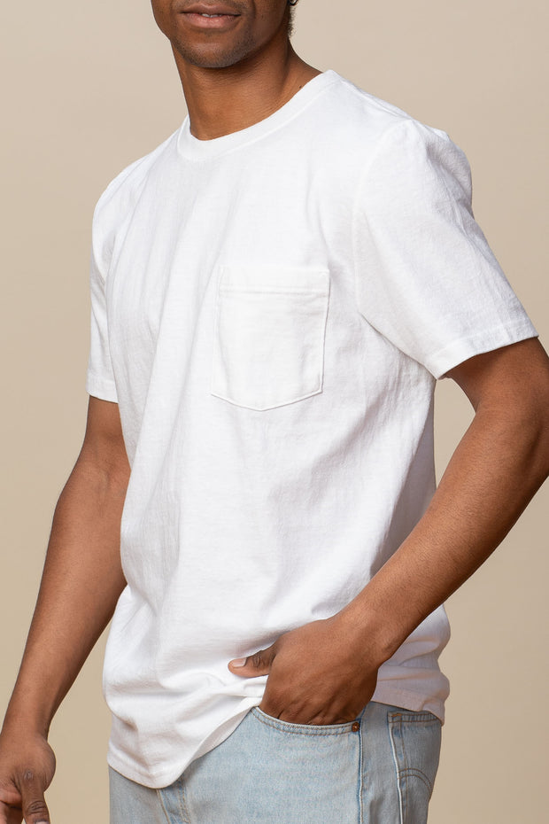 Goodwear Adult Heavyweight Cotton Pocket T Shirt Made in USA