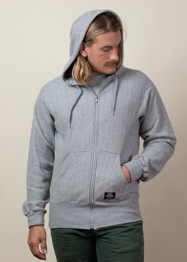 French Terry Zip-Up Hoodie | American-Made Hooded Sweatshirt – Goodwear USA