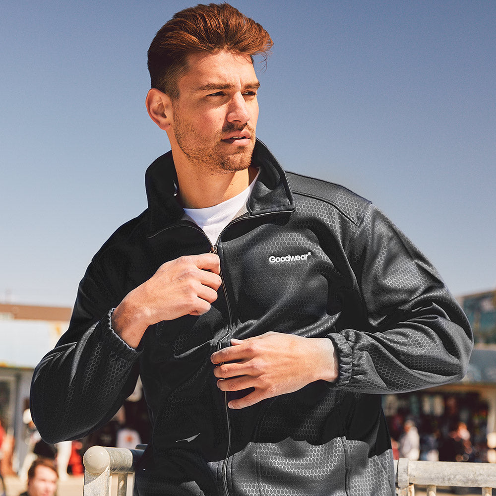 Soft Shell Zip Up Jacket  Men's Jacket Made in USA – Goodwear USA